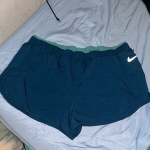Nike Women's Dark Blue Athletic Shorts